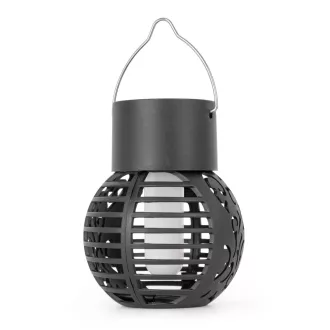   Entac Kerti Szolár Lámpa Láng Effekttel, Függő Lámpás, 6db WW SMD LED, 12db/kínáló (EGSL-P1LF-H)