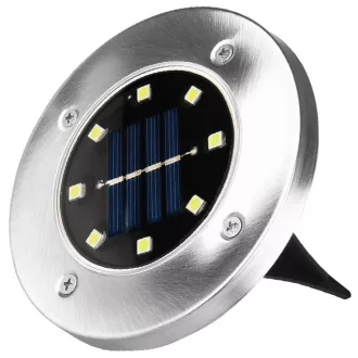   Entac Kerti Szolár Lámpa 100mm Műanyag 8 LED taposólámpa 4db/doboz (EGSL-P1LS50-B4)