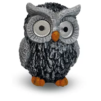   Entac Kerti Szolár Lámpa, Bagoly, 185mm, 2db WW SMD LED (EGSL-P2LWW-18-OWL)