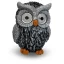 Entac Kerti Szolár Lámpa, Bagoly, 185mm, 2db WW SMD LED (EGSL-P2LWW-18-OWL)