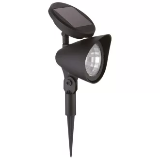   Entac Kerti Szolár Lámpa Reflektor 320mm Műanyag 3 LED 12/kínáló (EGSL-P3LGF32-PDQ)