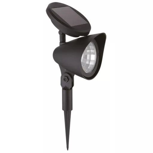 Entac Kerti Szolár Lámpa Reflektor 320mm Műanyag 3 LED 12/kínáló (EGSL-P3LGF32-PDQ)