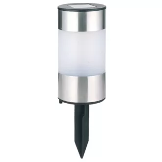   Entac Kerti Szolár Lámpa 210mm Rozsdamentes acél 1 LED 12/kínáló (EGSL-SS1LT21)