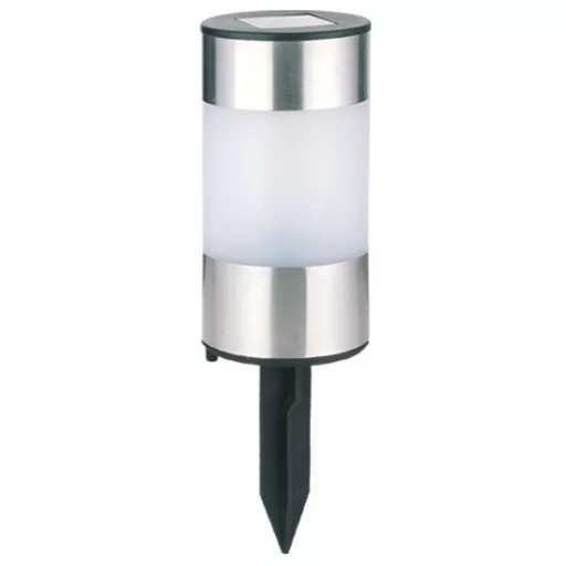 Entac Kerti Szolár Lámpa 210mm Rozsdamentes acél 1 LED 12/kínáló (EGSL-SS1LT21)