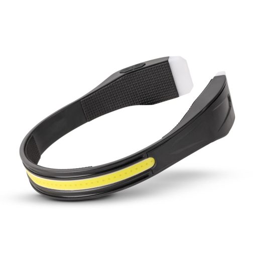 Entac Fejlámpa (fejpántlámpa) Akkumulátoros Szenzoros C-LED + Piros fény, fekete (EHL-RE-2LED-C-LED)