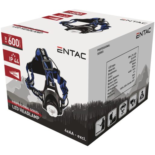 Entac Fejlámpa Fókuszálható 5W Alu (EHL-ZOOM-5W-ALU)