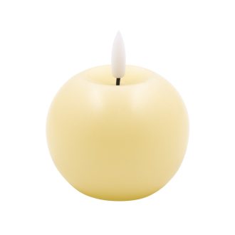   Entac LED Viaszgyertya Gömb 9cm WW pislákoló lánghatással 1db CR2032 (ELC-WAX9G)