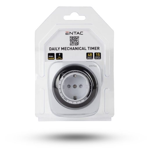 Entac Mechanikus Időzítő Mini Napi, 48 program/nap (EMTM24-1E)