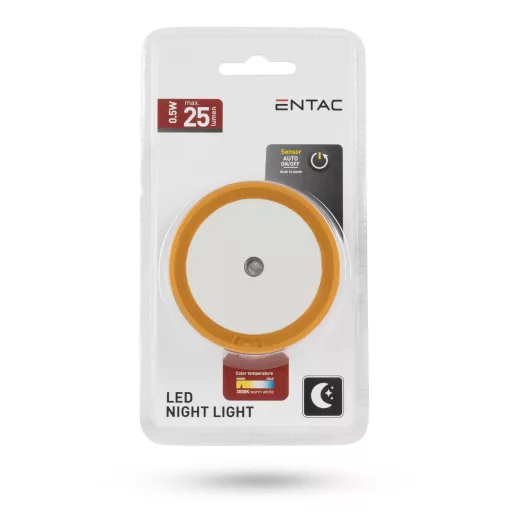 Entac Éjjeli Fény 0.5W Kör WW Narancs (ENL-CC-0.5W-DSO)