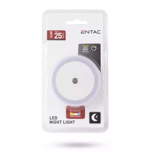 Entac Éjjeli Fény 0.5W Kör CW Fehér (ENL-CC-0.5W-DS)