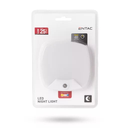 Entac Éjjeli Fény 0.5W Négyzetes CW Fehér (ENL-RS-0.5W-DS)