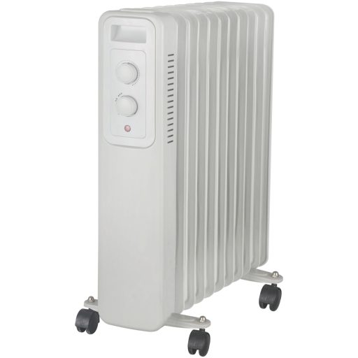 Entac Olajradiátor 11 taggal 2500W Fehér (EOH-11FIN2500-W)
