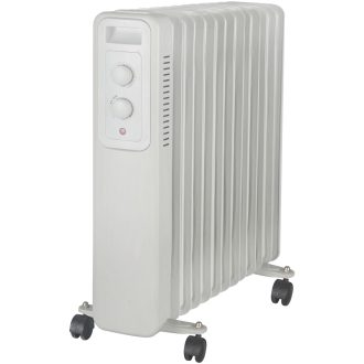 Entac Olajradiátor 13 taggal 2500W Fehér (EOH-13FIN2500-W)