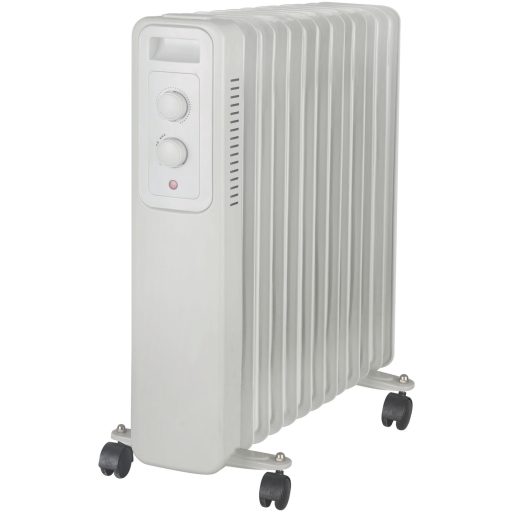 Entac Olajradiátor 13 taggal 2500W Fehér (EOH-13FIN2500-W)