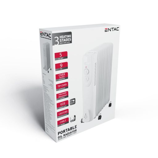 Entac Olajradiátor 9 taggal 2000W (EOH-9FIN)