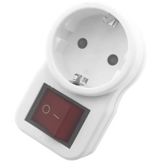   Entac Hálózati Aljzat (1 Földelt), Kapcsolóval (EPAG-1EE-SW)