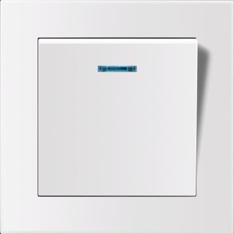   Entac 101 Arnold süllyeszthető fali kapcsoló visszajelző LED egypólusú Fehér (ERWS11L-ARN-W)