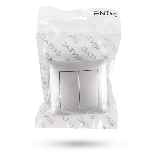 Entac 105 Arnold süllyeszthető fali kapcsoló csillárkapcsoló Ezüst (ERWS21-ARN-S)