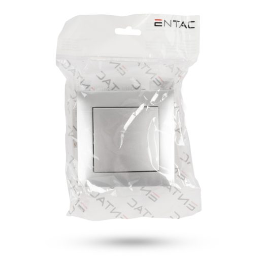 Entac Arnold süllyeszthető nyomó csengőkapcsoló Ezüst (ERWSDB-ARN-S)