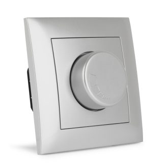   Entac Arnold süllyeszthető fali kapcsoló fényerőszabályzós max.200W Ezüst (ERWSDS-ARN-S)