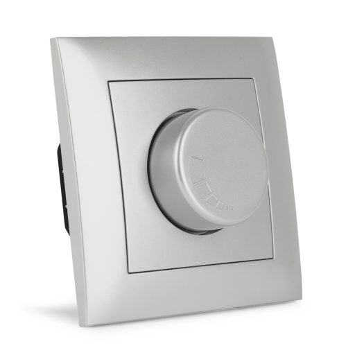 Entac Arnold süllyeszthető fali kapcsoló fényerőszabályzós max.200W Ezüst (ERWSDS-ARN-S)