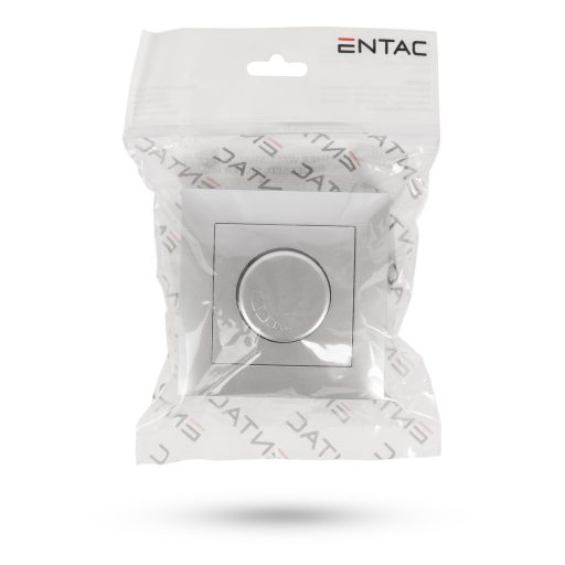 Entac Arnold süllyeszthető fali kapcsoló fényerőszabályzós max.200W Ezüst (ERWSDS-ARN-S)