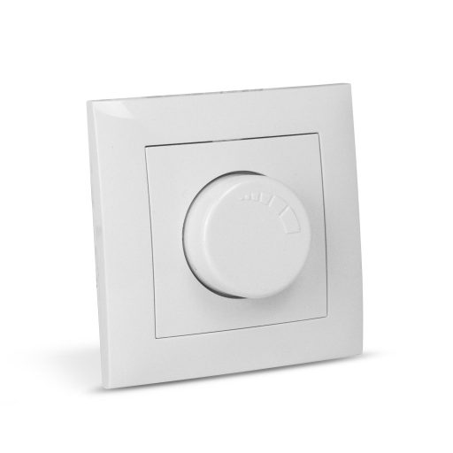 Entac Arnold süllyeszthető fali kapcsoló fényerőszabályzós 5-200W Fehér (ERWSDS-ARN-W)