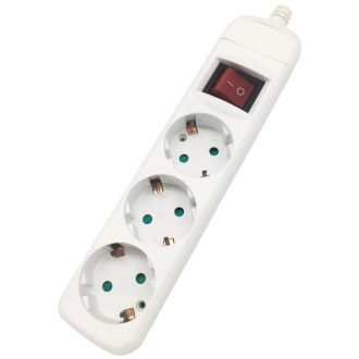   Entac Szerelhető Elosztó 3 Foglalat Kapcsolóval (ERWSEG3-SW)