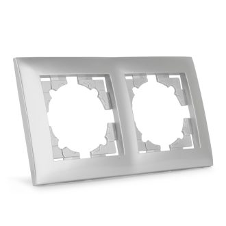 Entac Arnold vízszintes fali keret 2 Ezüst (ERWSF2-ARN-S)