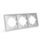Entac Arnold vízszintes fali keret 3 Ezüst (ERWSF3-ARN-S)