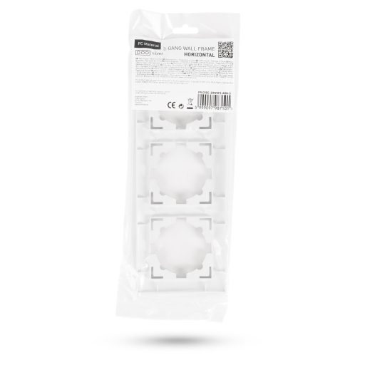 Entac Arnold vízszintes fali keret 3 Ezüst (ERWSF3-ARN-S)