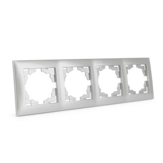 Entac Arnold vízszintes fali keret 4 Ezüst (ERWSF4-ARN-S)