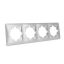 Entac Arnold vízszintes fali keret 4 Ezüst (ERWSF4-ARN-S)
