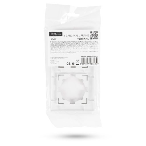 Entac Arnold Függőleges Fali Keret 2 Ezüst (ERWSVF2-ARN-S)