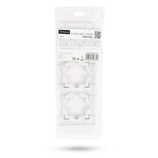 Entac Arnold Függőleges Fali Keret 3 Ezüst (ERWSVF3-ARN-S)