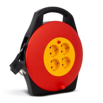   Entac Kábeldobos Hosszabbító 4 Foglalat 10m 3G1.5 (ESCRG4-10)