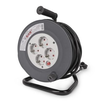   Entac Kábeldobos Hosszabbító 4 Foglalat 25m 3G1.0 (ESCRG4-25-1.0)