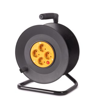   Entac Kábeldob 4 Foglalat Kábel nélkül max. 50m (ESCRG4-50-EXCL)