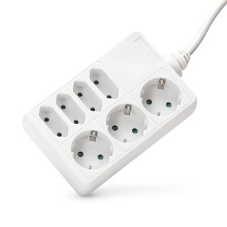   Entac M1 Elosztó 7 Foglalat 3x16A 4x2.5A 1,5m 3G1.5 (ESE1.5G3X4-1.5)