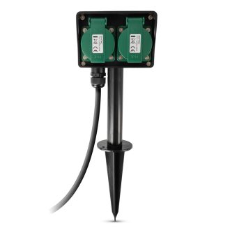   Entac O1S Leszúrható Kerti Elosztó 4 Foglalat 5m IP44 (ESE1.5G4-5-IP44S)