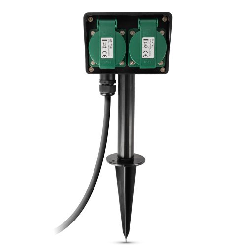 Entac O1S Leszúrható Kerti Elosztó 4 Foglalat 5m IP44 (ESE1.5G4-5-IP44S)