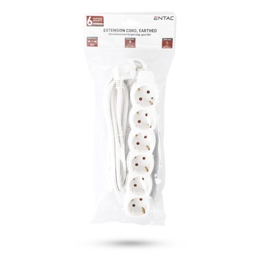 Entac S1 Elosztó 6 Foglalat 3m 3G1.5 (ESE1.5G6-3)
