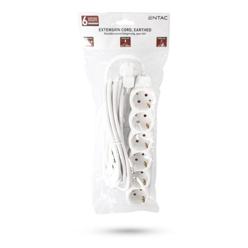 Entac S1 Elosztó 6 Foglalat 5m 3G1.5 (ESE1.5G6-5)