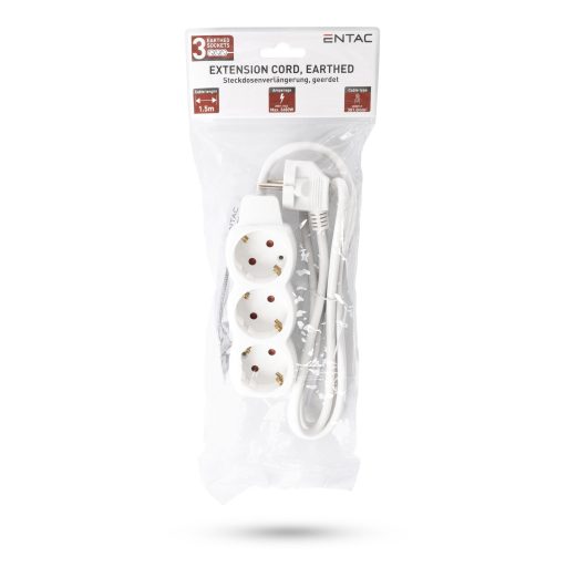 Entac S1 Elosztó 3 Foglalat 1,5m (ESEG3-1.5)