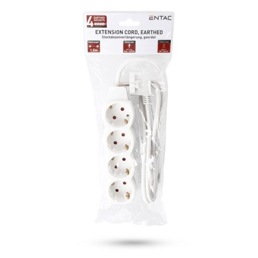 Entac S1 Elosztó 4 Foglalat 1,5m (ESEG4-1.5)