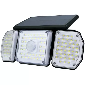   Entac Napelemes Műanyag Fali lámpa 2W SMD 3 fej mozgásérzékelővel (ESL3H-122SMD)