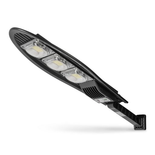 Entac LED Szolár Utcai Lámpa Távirányítóval, Mozgásérzékelővvel Autamata Dimm funkcióval, 800lm (ESSL-RC-PIRDIM-800LM)