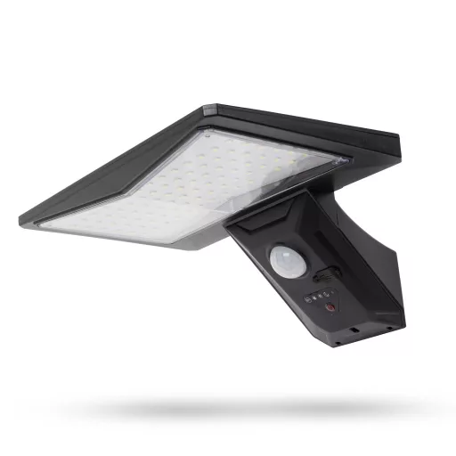 Entac Napelemes Műanyag Fali lámpa 4W SMD mozgásérzékelővel (ESWL-84SMD)