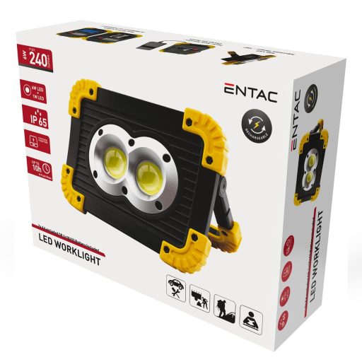 Entac Szerelőlámpa 6W+1W Dual Battery (EWL-6W-DB)