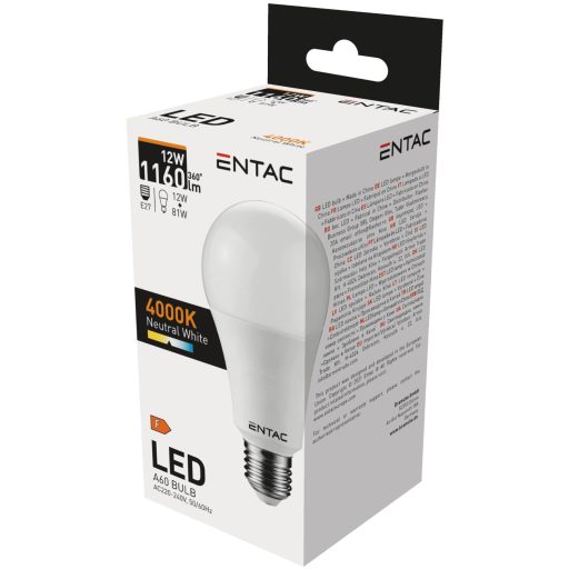 Entac LED Globe E27 12W NW 4000K (LLG27-12W-NW)